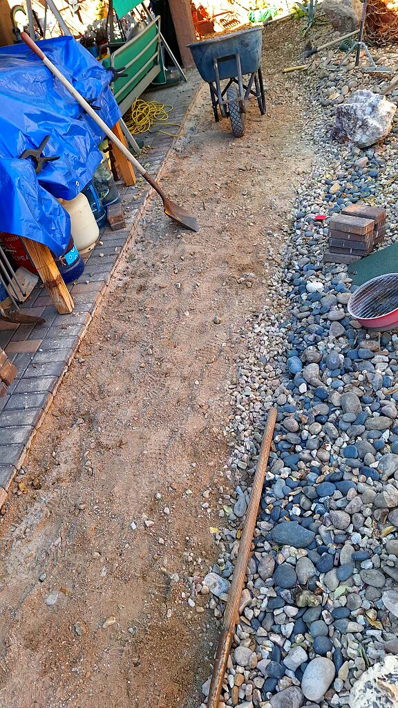 Paver edge and base detail